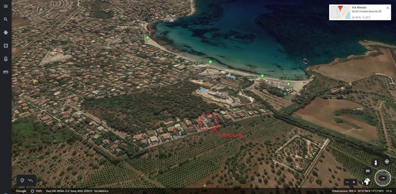 Villa Lucia With Salt Pool Фонтане Бианче Екстериор снимка