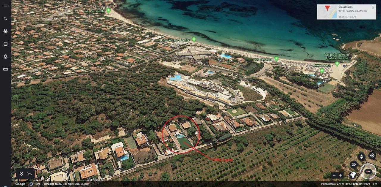 Villa Lucia With Salt Pool Фонтане Бианче Екстериор снимка